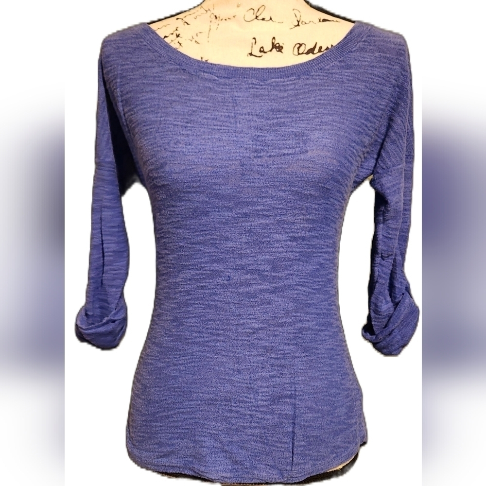 Express Blue Long Sleeve Shirt - Picture 4 of 7